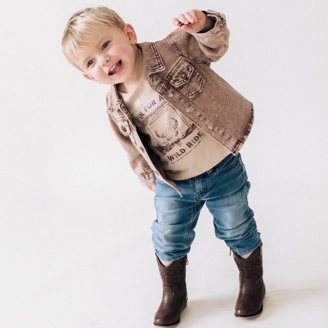 Brown Denim Jacket