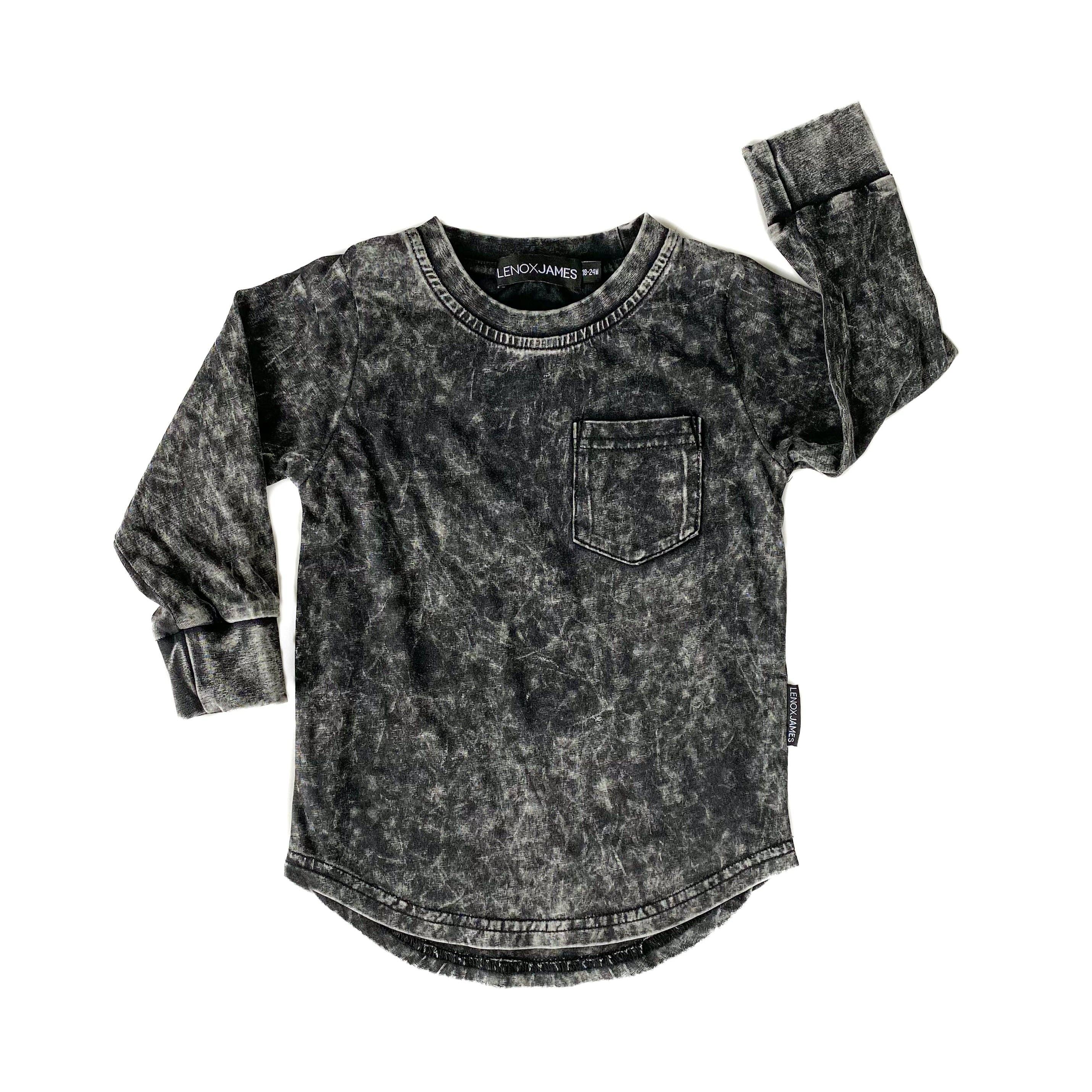 Stonewash Pocket Long Sleeve