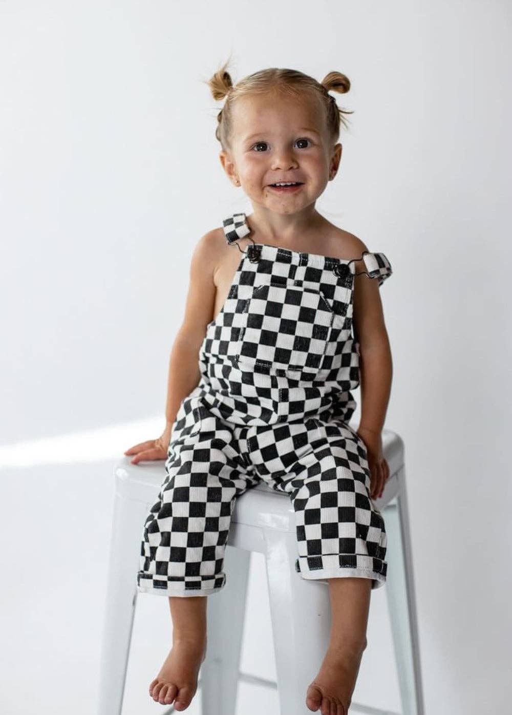 Checkered Overalls