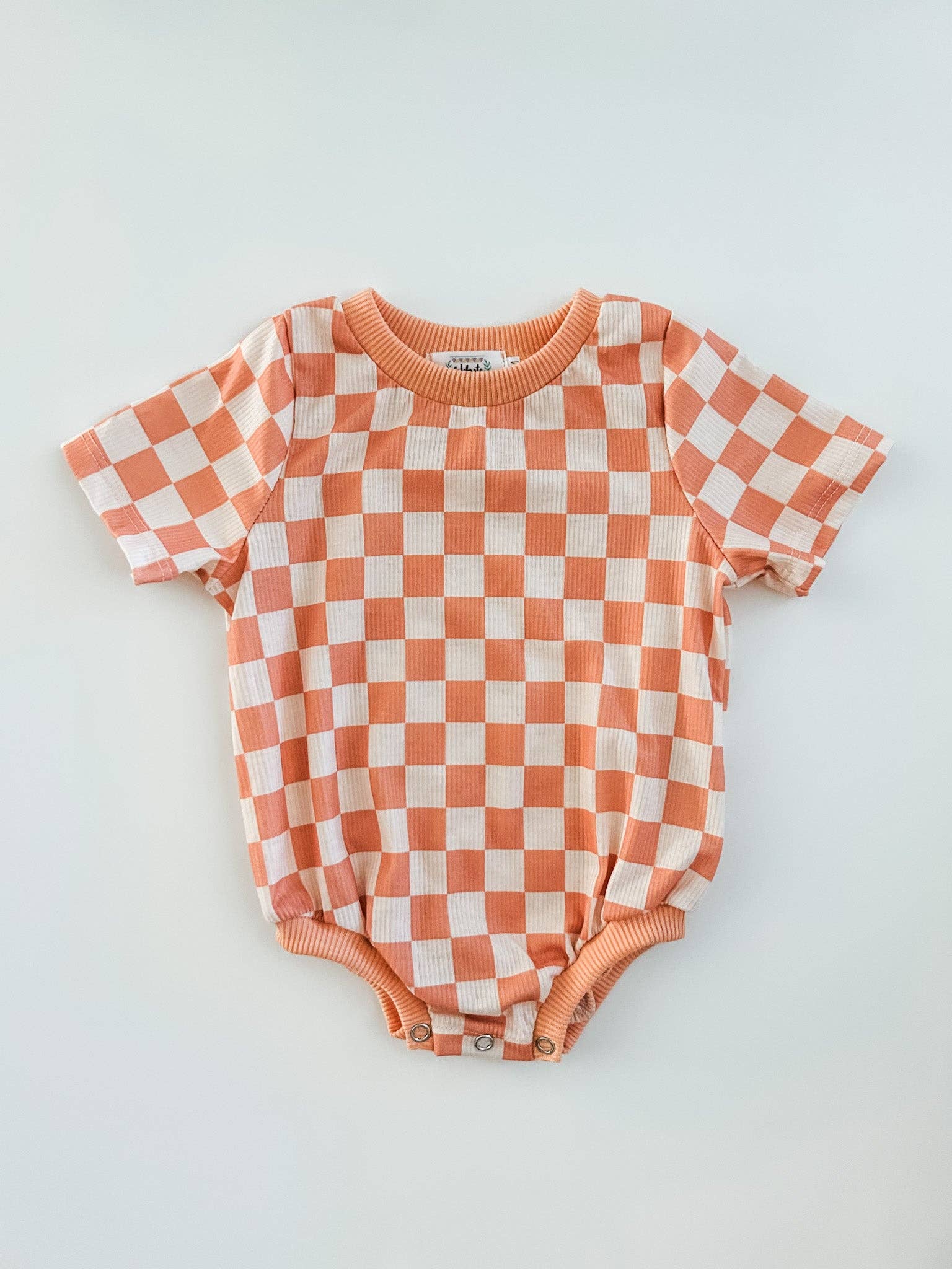 Retro Checkered Romper
