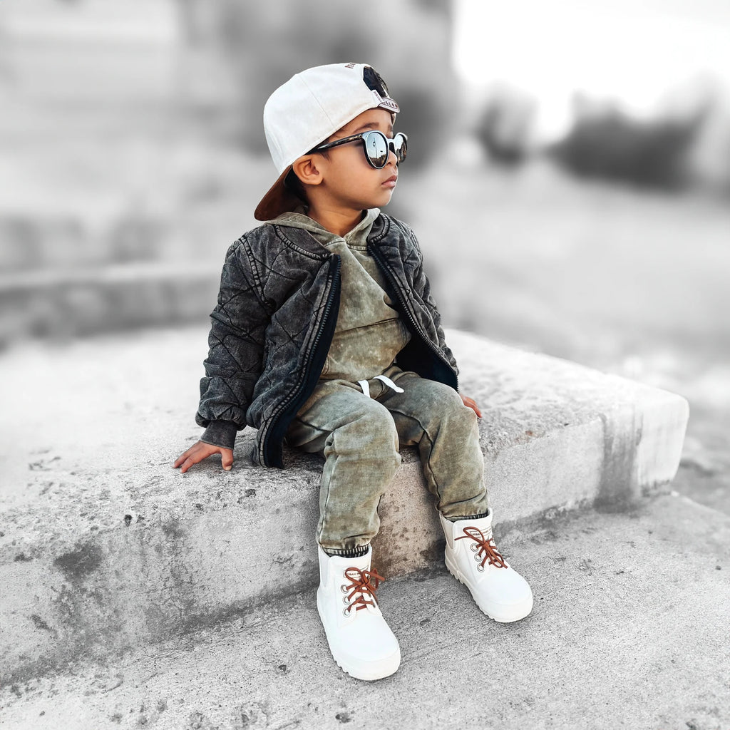 Quilted Bomber Jacket
