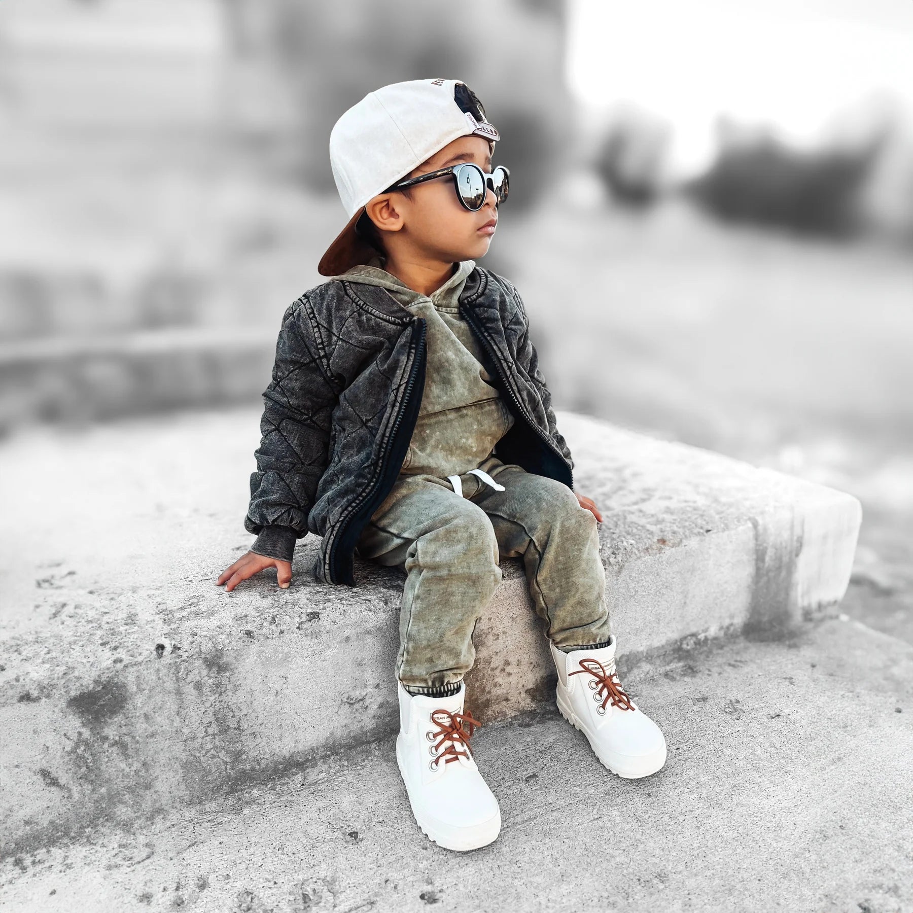 Quilted Bomber Jacket