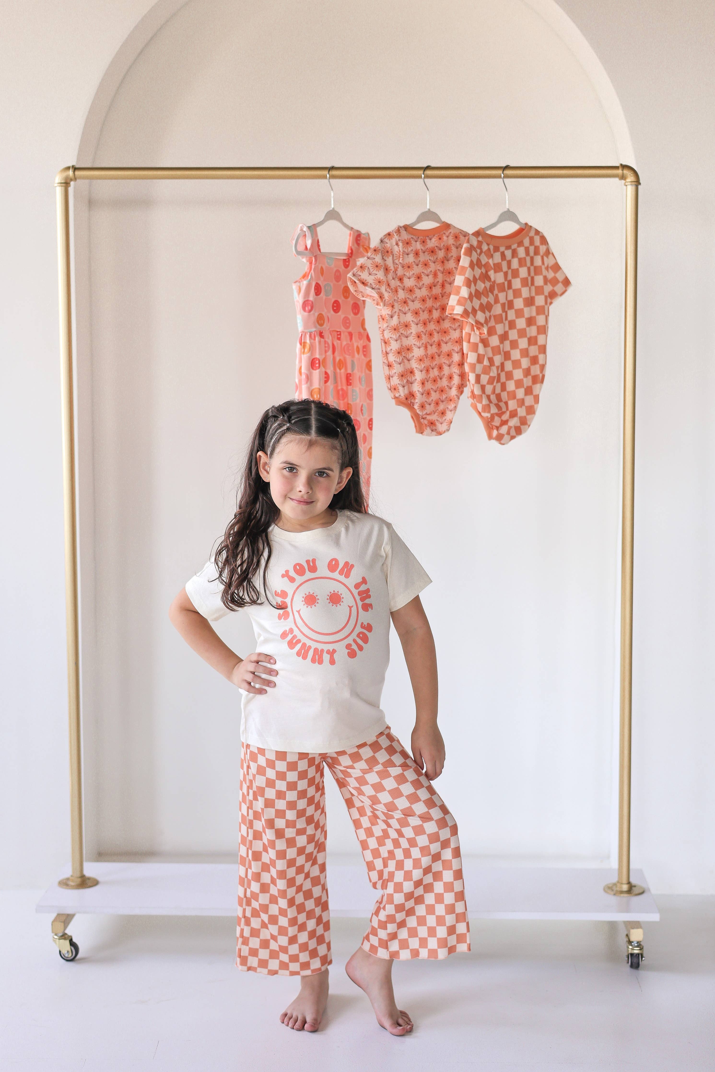 Retro Checkered Pants